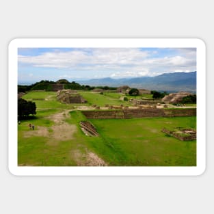 Site archéologique de Monte Alban, Oaxaca Mexique Sticker